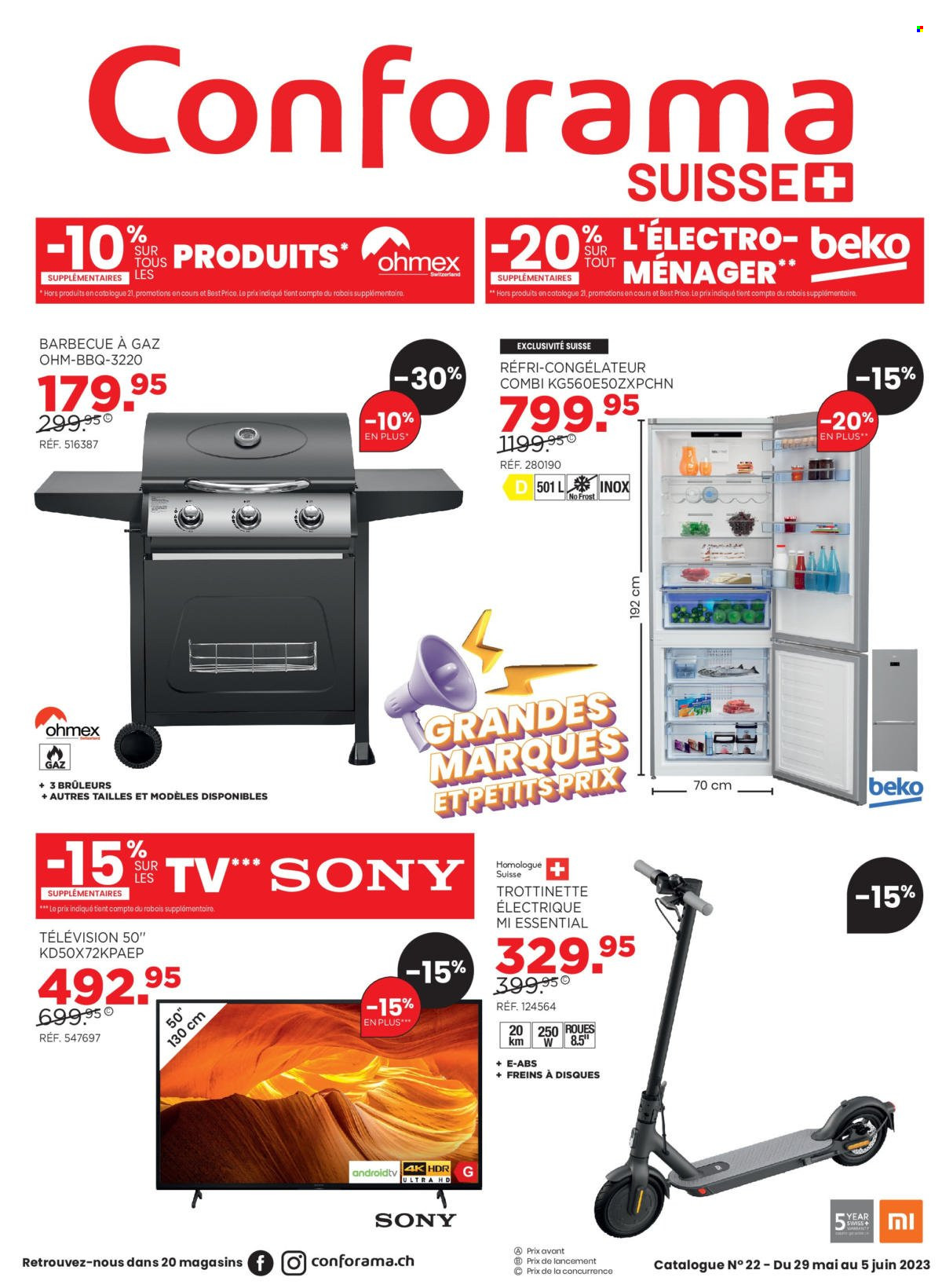 Volantino Conforama - 29.5.2023 - 5.6.2023. Pagina 1