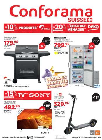 Catalogue Conforama - 29.5.2023 - 5.6.2023.