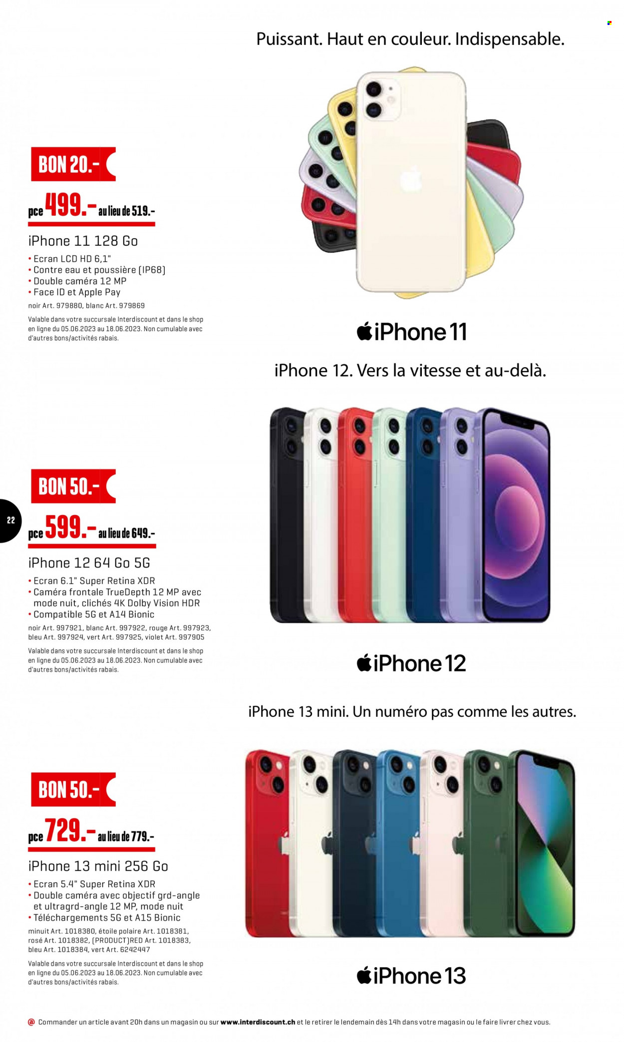 Prospekt Interdiscount - 5.6.2023 - 25.6.2023. Seite 22