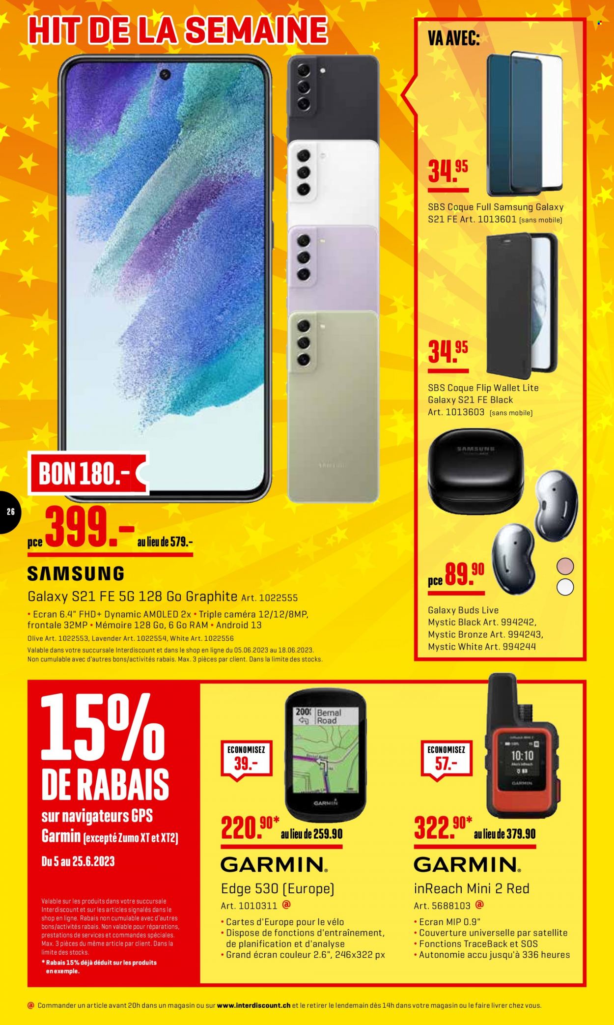 Prospekt Interdiscount - 5.6.2023 - 25.6.2023. Seite 26