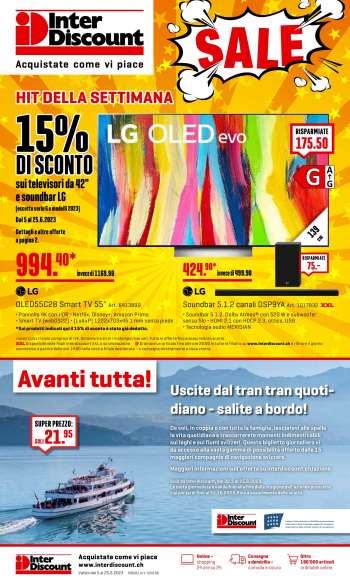 Volantino Interdiscount - 5.6.2023 - 25.6.2023.