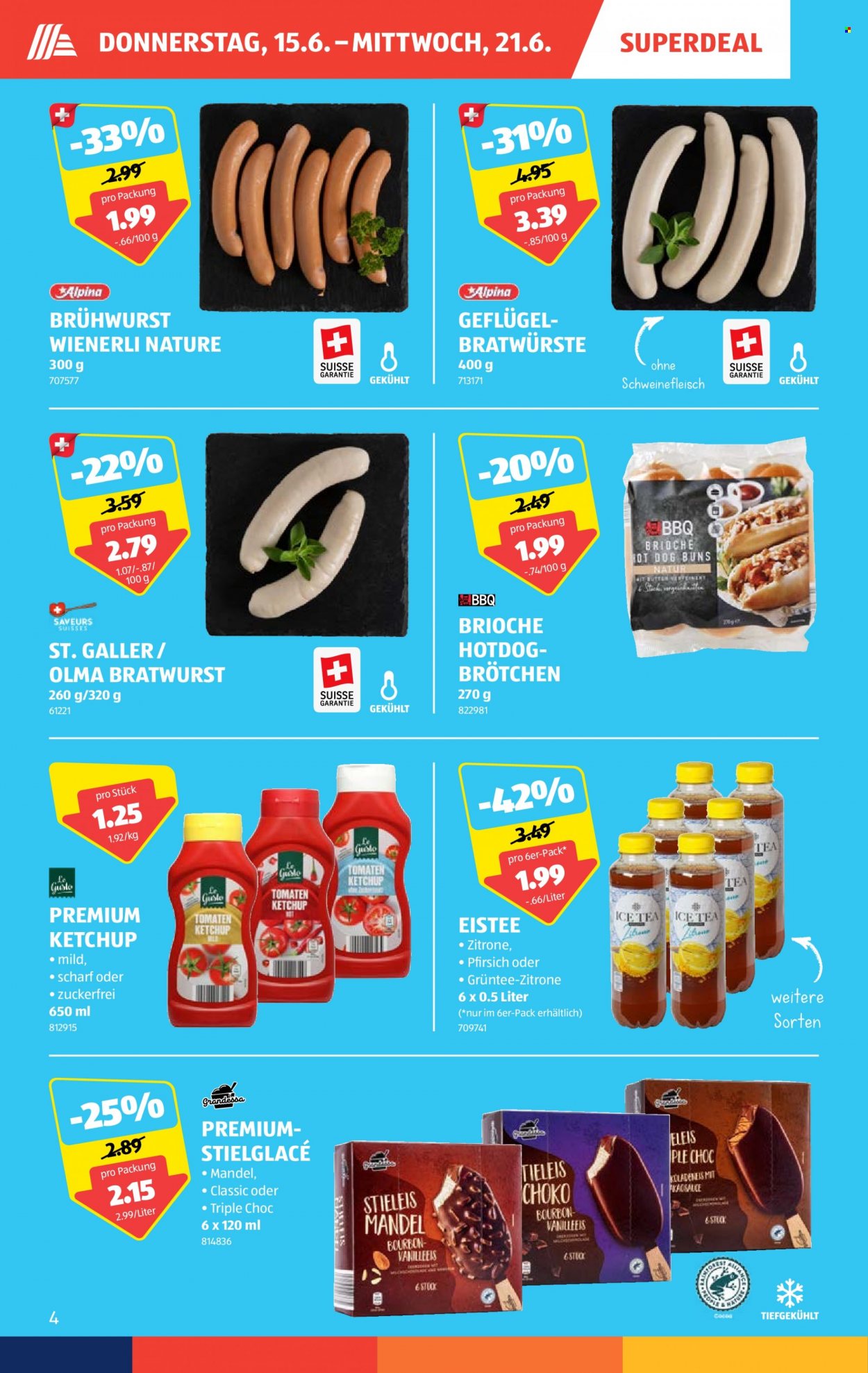 Catalogue Aldi - 15.6.2023 - 21.6.2023. Page 4