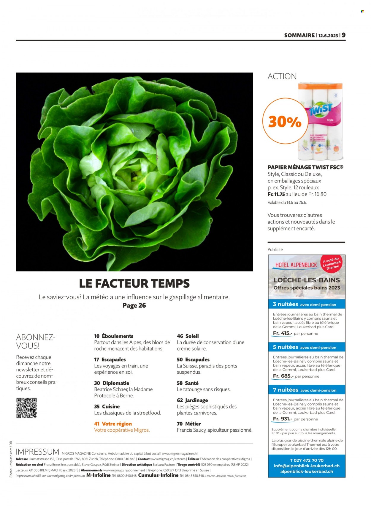 Catalogue Migros - 12.6.2023 - 18.6.2023. Page 9