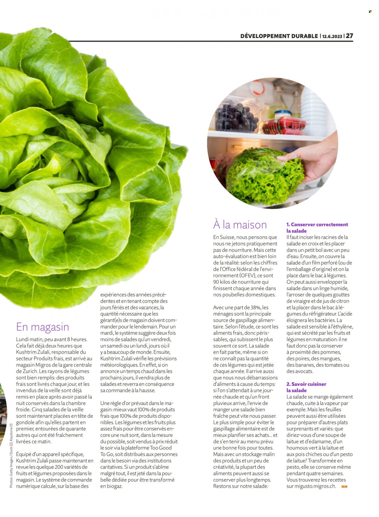 Catalogue Migros - 12.6.2023 - 18.6.2023. Page 27