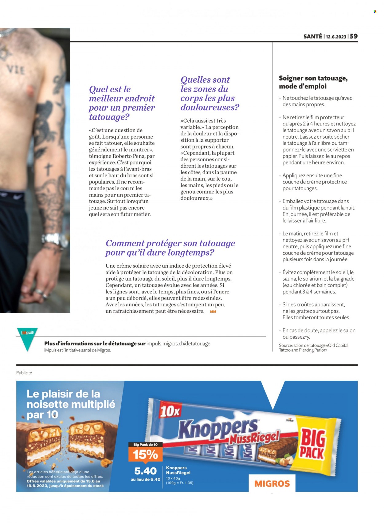 Catalogue Migros - 12.6.2023 - 18.6.2023. Page 59