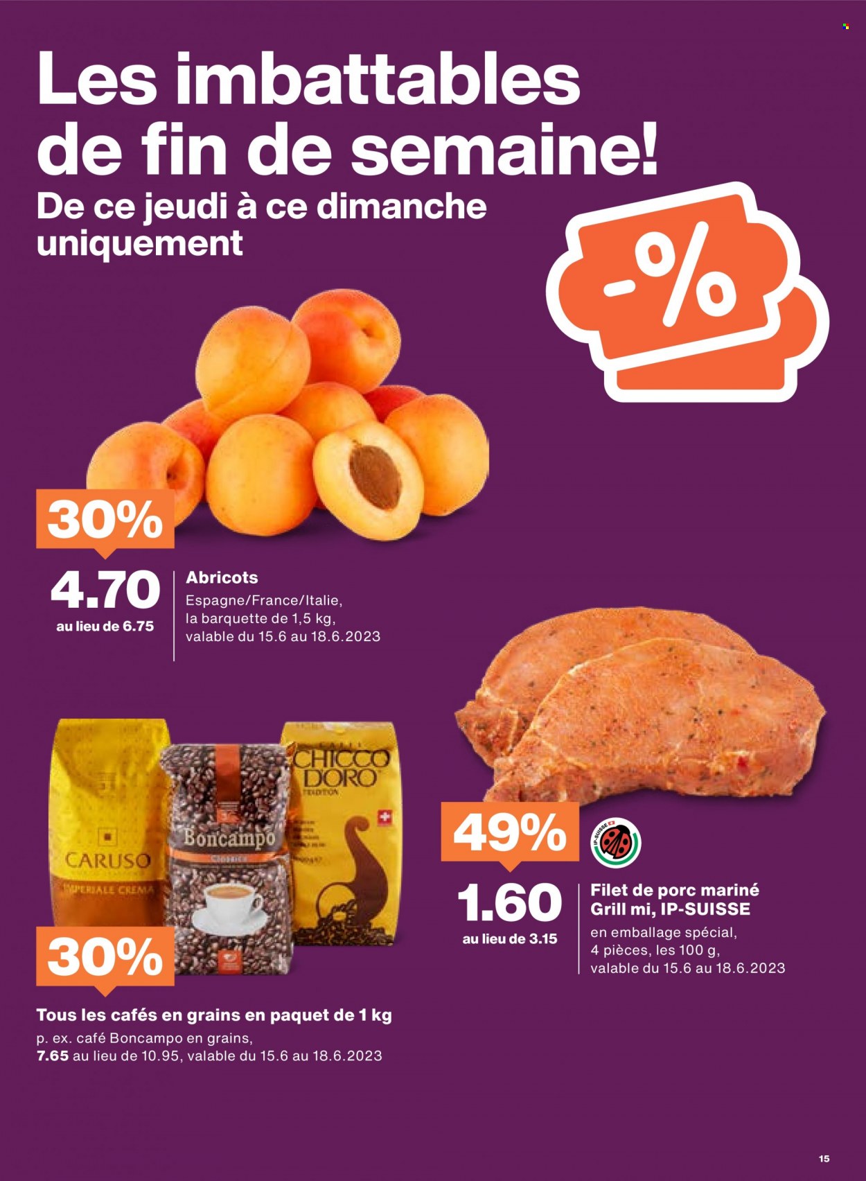 Catalogue Migros - 13.6.2023 - 19.6.2023. Page 15