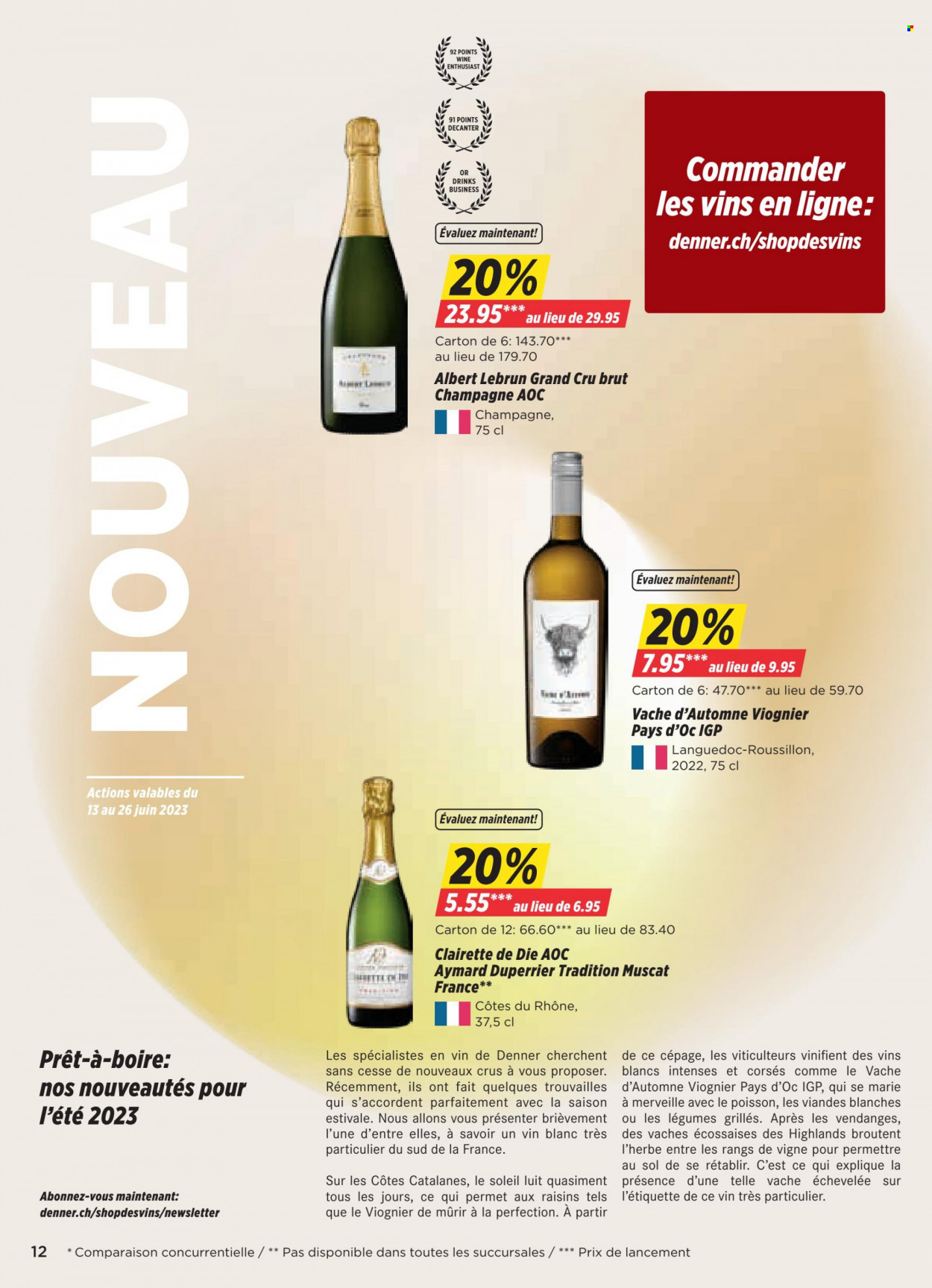 Prospekt Denner - 13.6.2023 - 19.6.2023. Seite 12