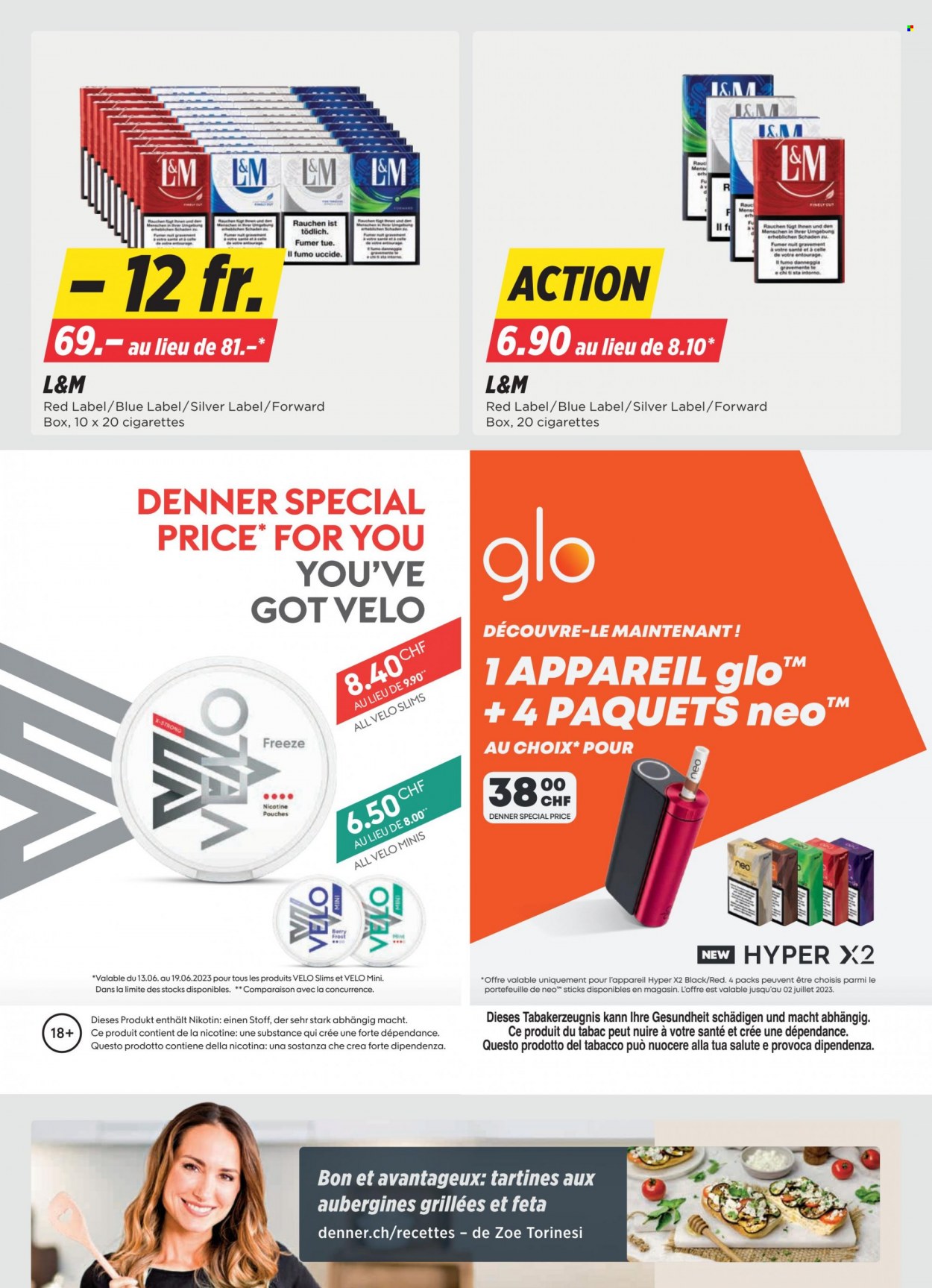 Prospekt Denner - 13.6.2023 - 19.6.2023. Seite 23