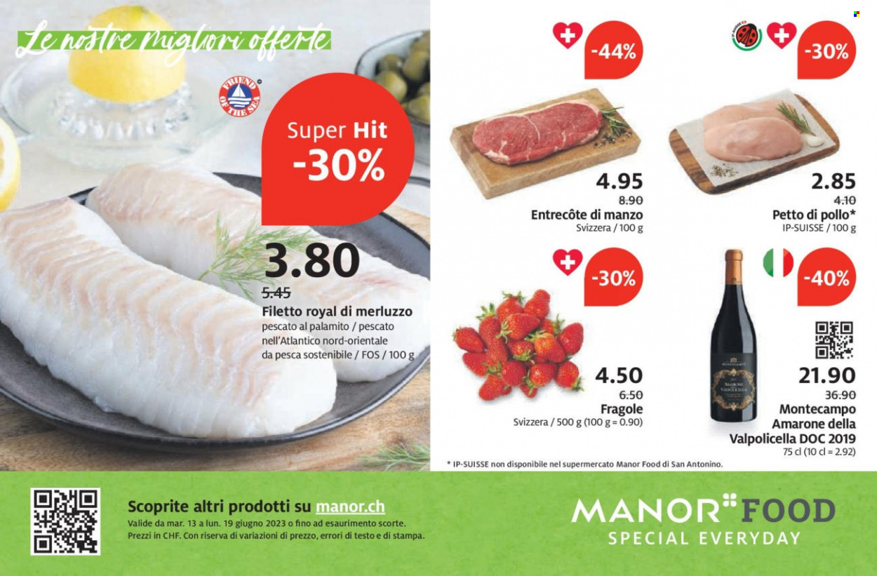 Prospekt Manor - 13.6.2023 - 19.6.2023. Seite 1