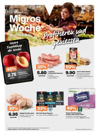 Volantino Migros - 20.6.2023 - 26.6.2023.