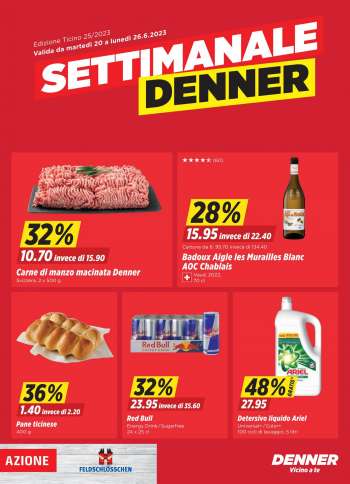 Catalogue Denner - 20.6.2023 - 26.6.2023.