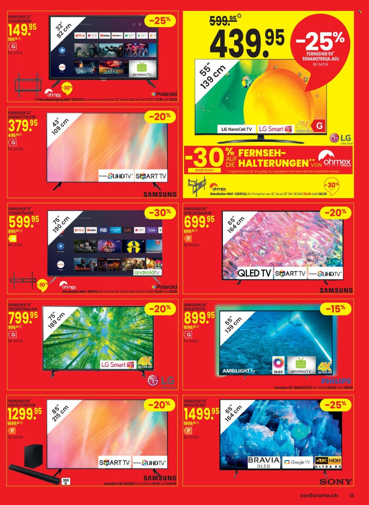 Volantino Conforama - 20.6.2023 - 3.7.2023. Pagina 13