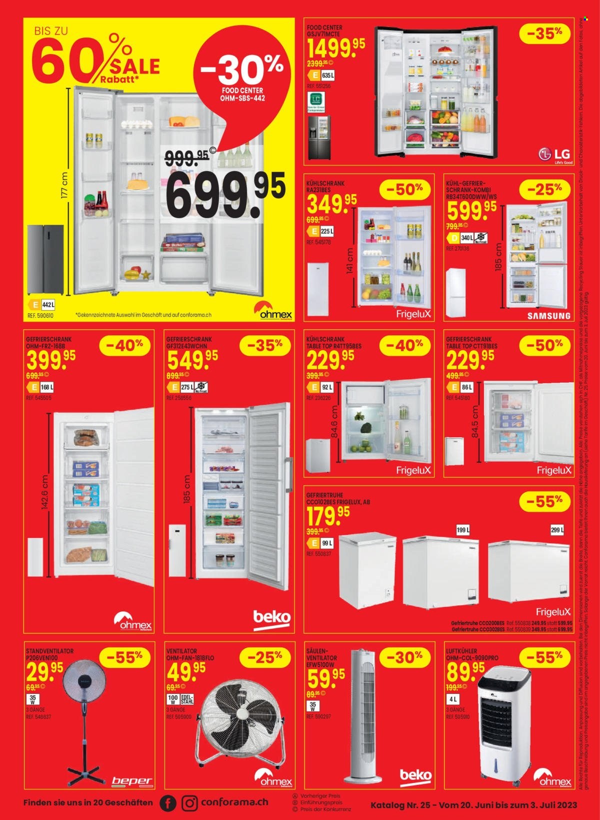 Volantino Conforama - 20.6.2023 - 3.7.2023. Pagina 16