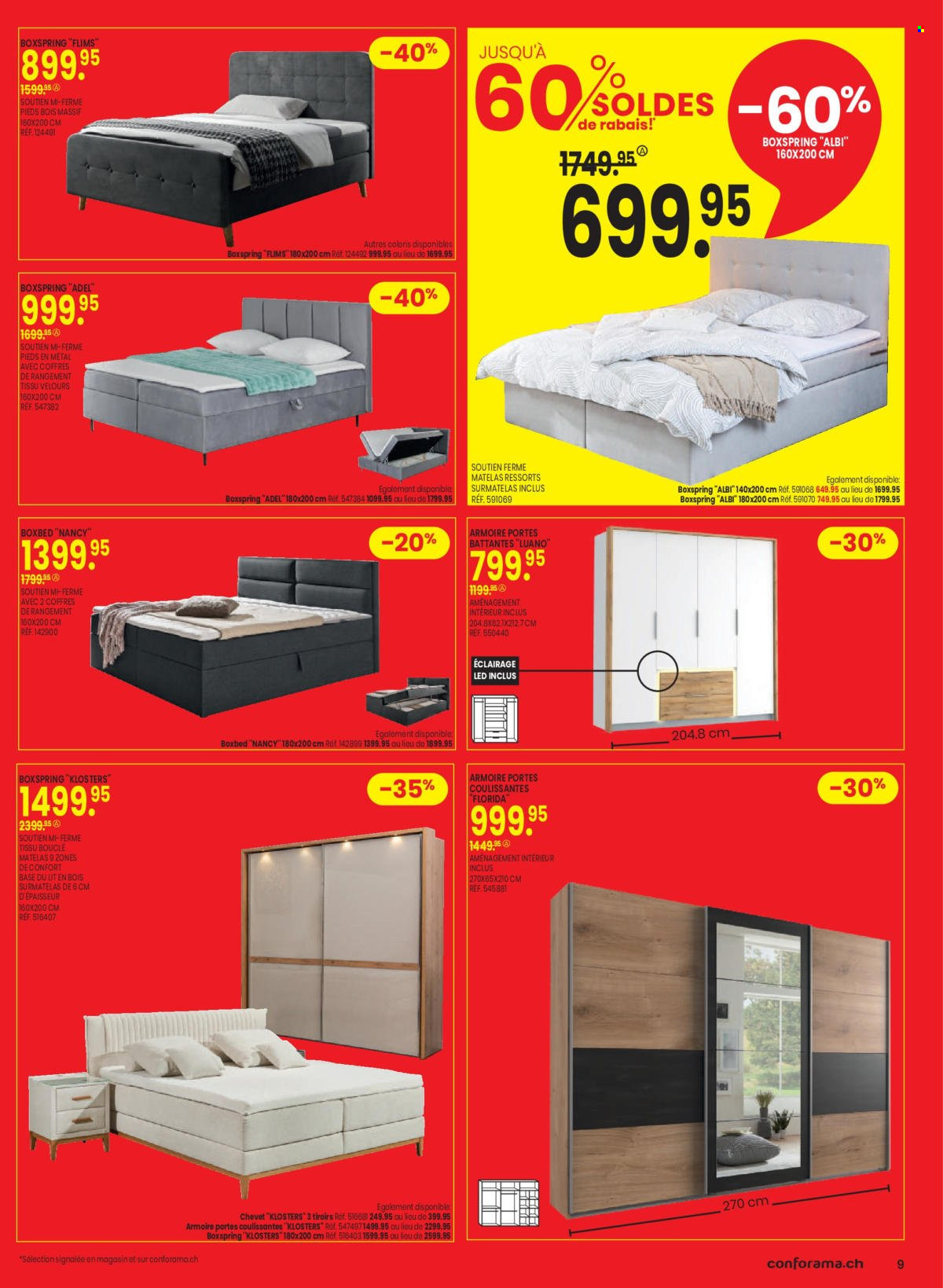Volantino Conforama - 20.6.2023 - 3.7.2023. Pagina 9