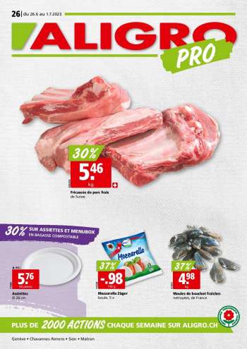 Catalogue ALIGRO - 26.6.2023 - 1.7.2023.