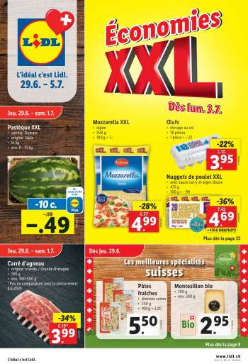 Catalogue Lidl - 29.6.2023 - 5.7.2023.