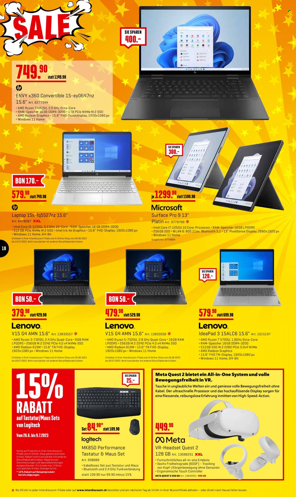 Catalogue Interdiscount - 26.6.2023 - 9.7.2023. Page 10