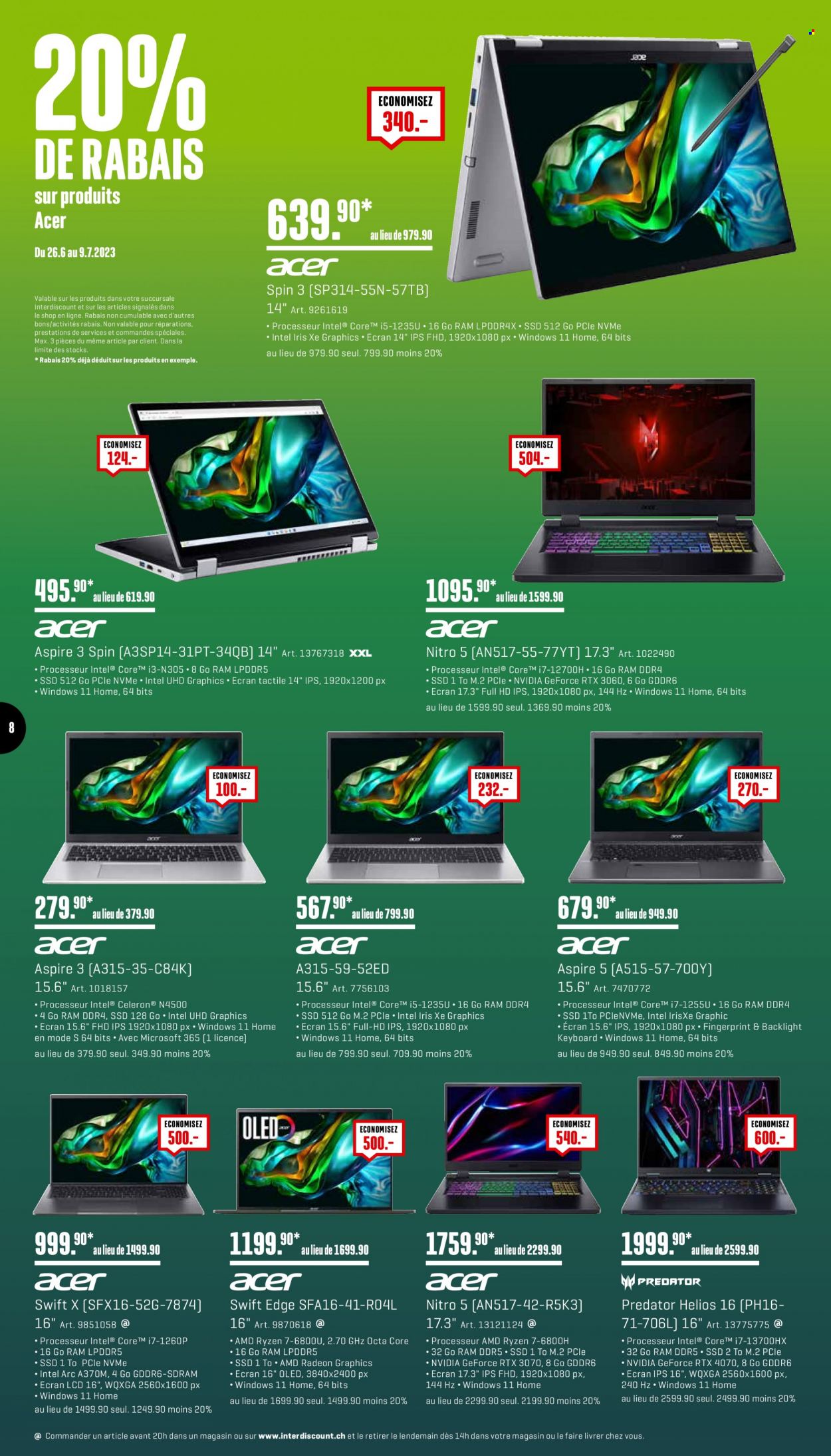 Volantino Interdiscount - 26.6.2023 - 9.7.2023. Pagina 8