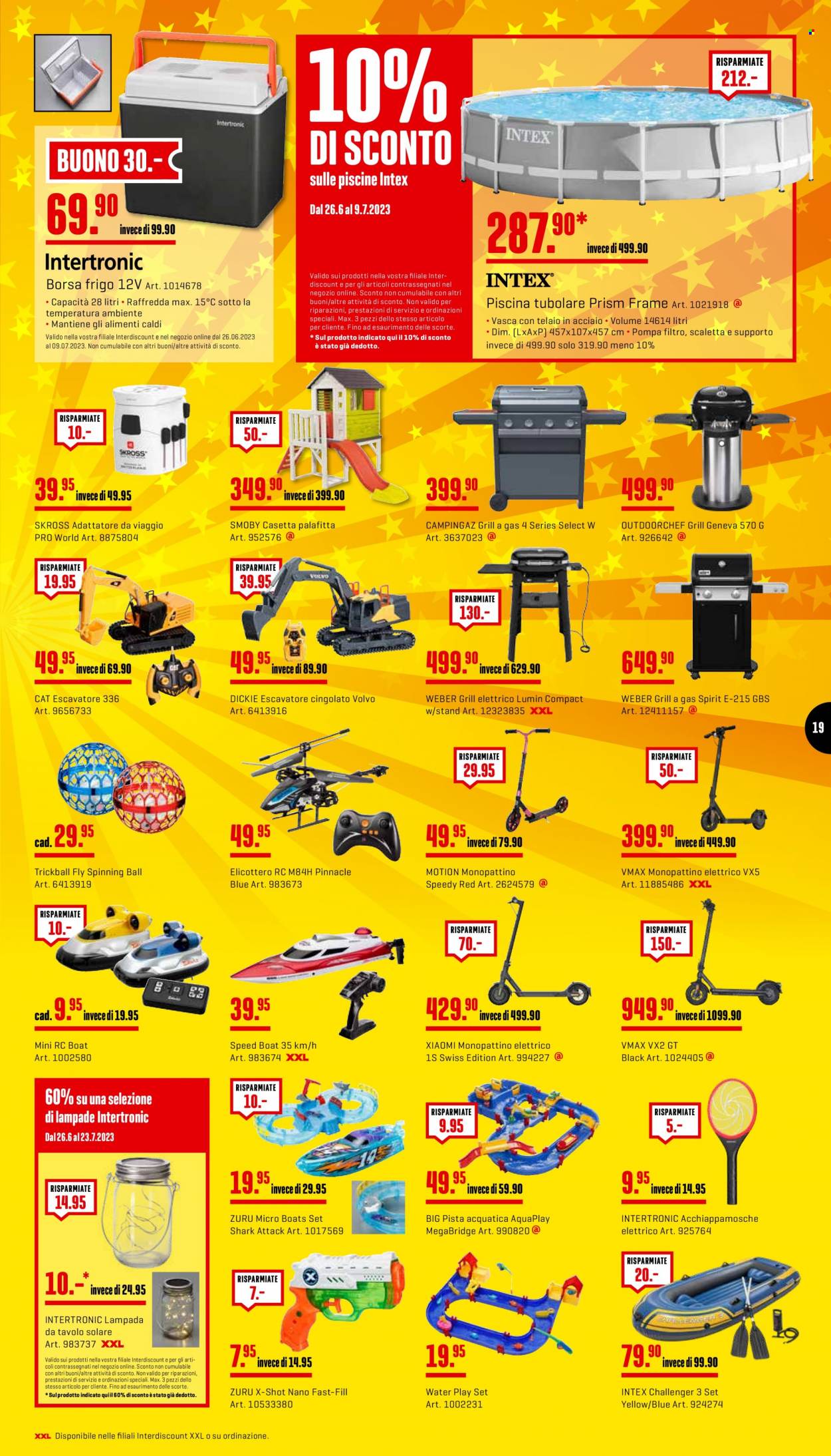 Volantino Interdiscount - 26.6.2023 - 9.7.2023. Pagina 19