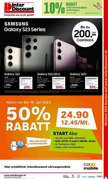Volantino Interdiscount - 26.6.2023 - 9.7.2023.