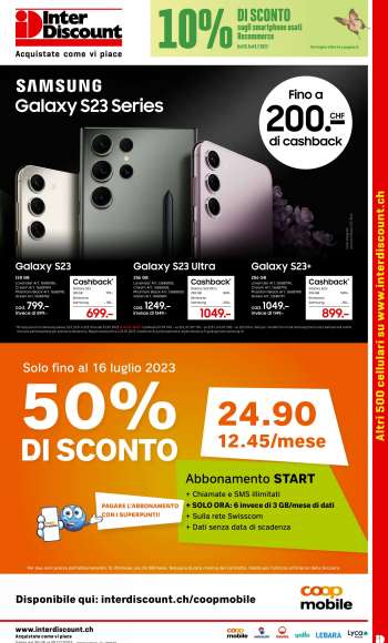 Catalogue Interdiscount - 26.6.2023 - 9.7.2023.