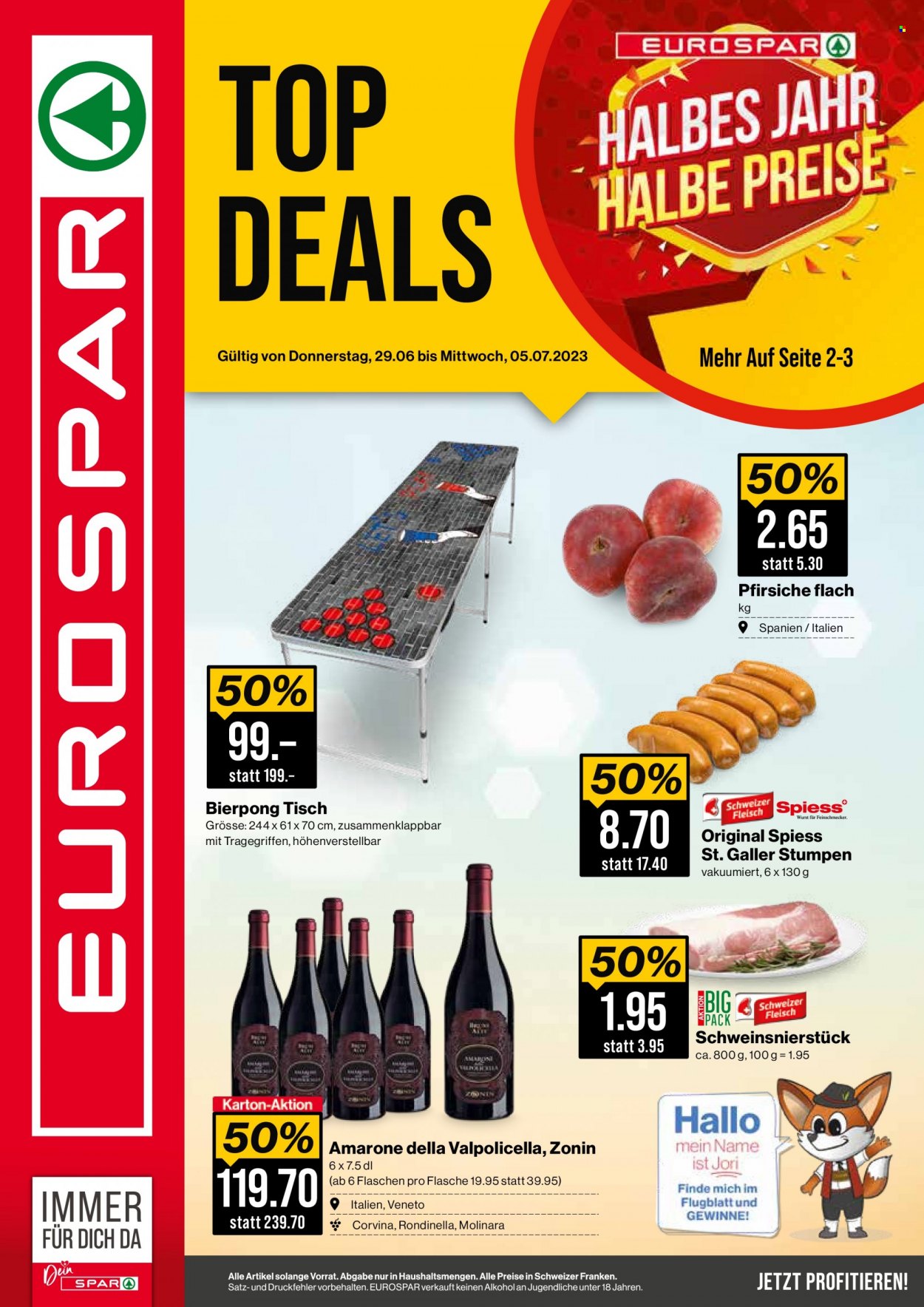Volantino SPAR - 29.6.2023 - 5.7.2023. Pagina 1