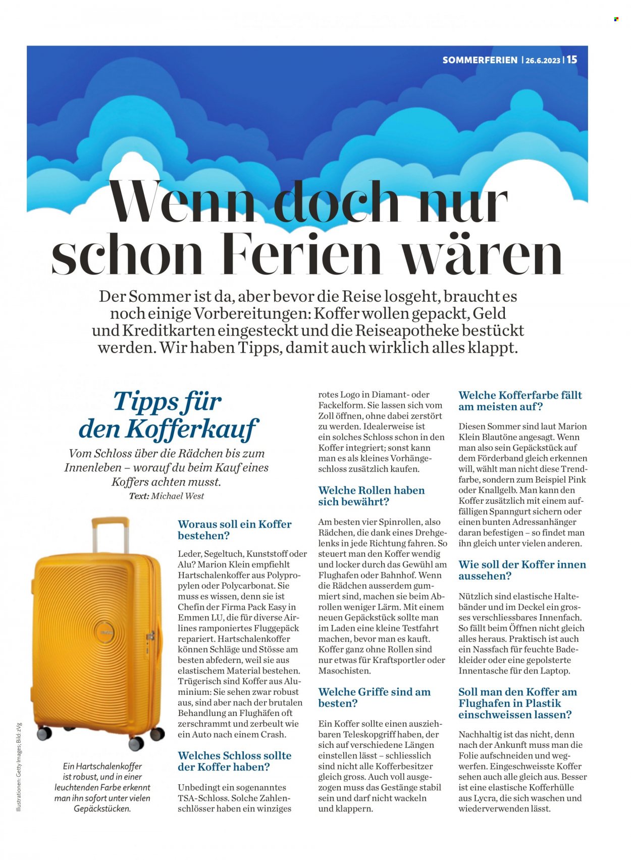 Volantino Migros - 26.6.2023 - 2.7.2023. Pagina 15