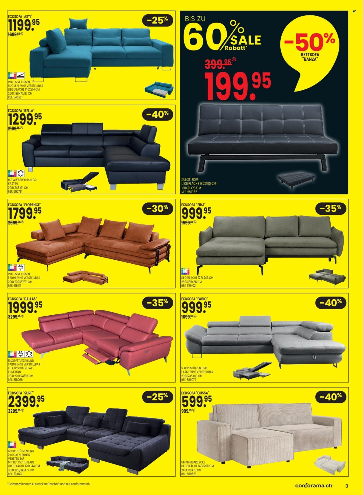 Volantino Conforama - 27.6.2023 - 10.7.2023. Pagina 3