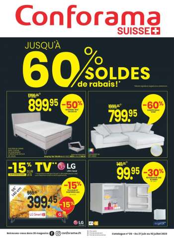 Volantino Conforama - 27.6.2023 - 10.7.2023.