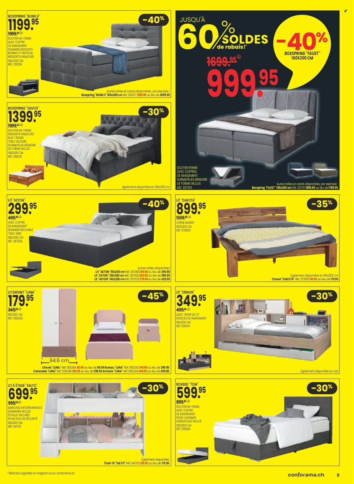 Volantino Conforama - 27.6.2023 - 10.7.2023. Pagina 9