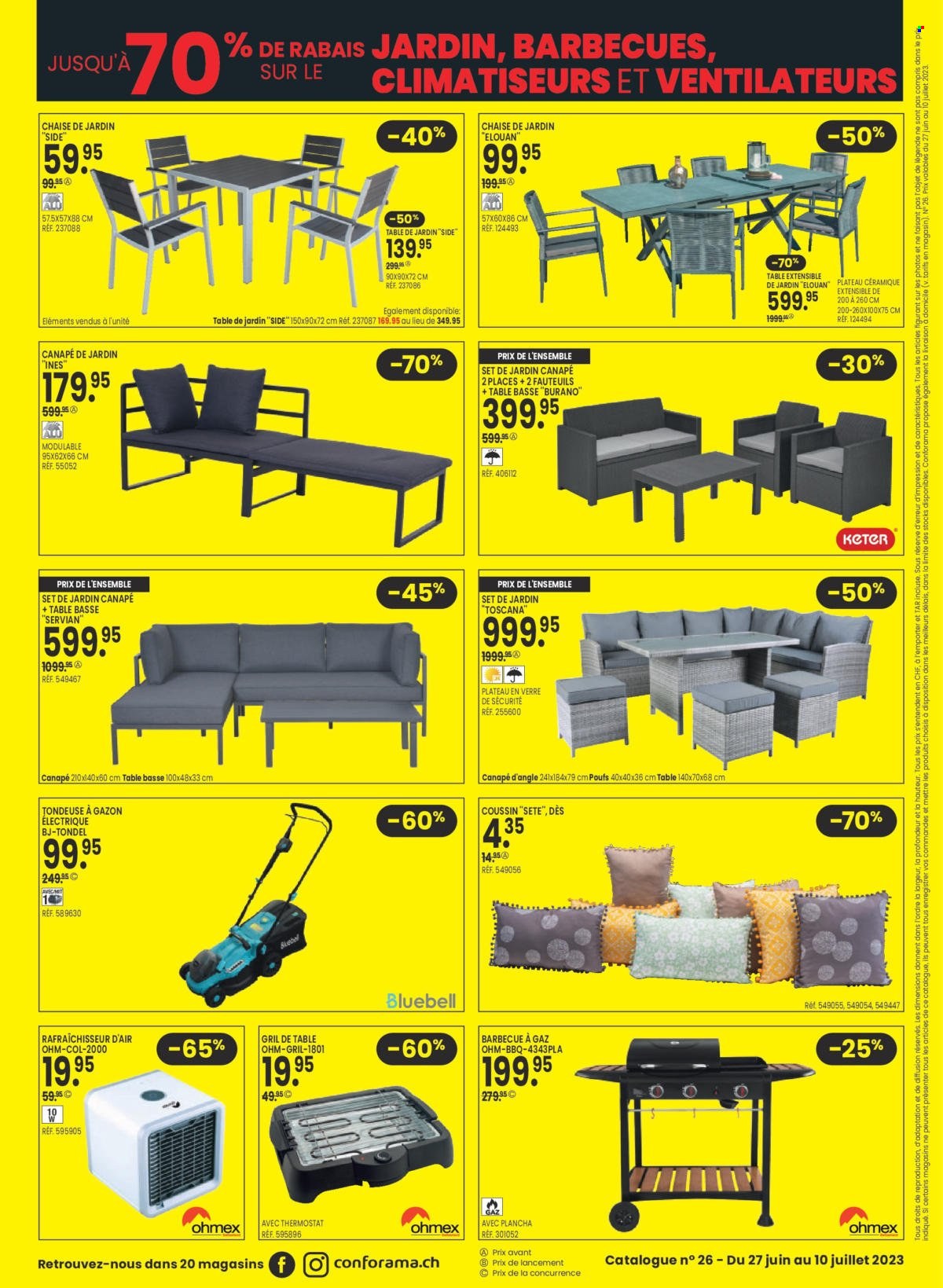 Volantino Conforama - 27.6.2023 - 10.7.2023. Pagina 16