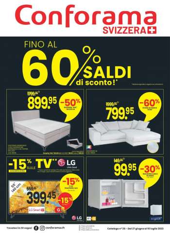 Catalogue Conforama - 27.6.2023 - 10.7.2023.