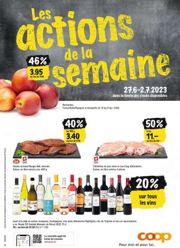 Prospekte Coop - 27.6.2023 - 2.7.2023.