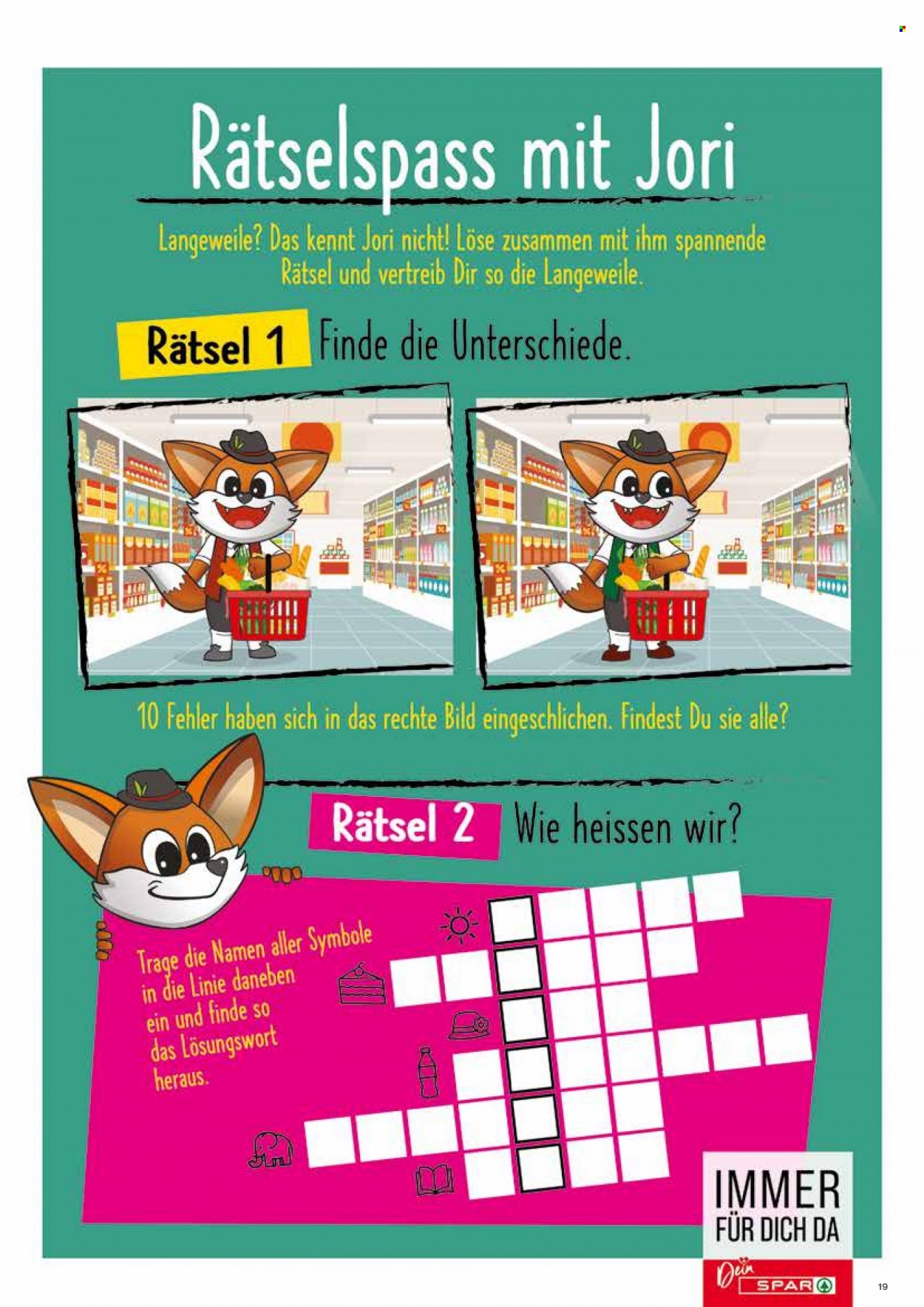 Prospekt SPAR - 6.7.2023 - 12.7.2023. Seite 19