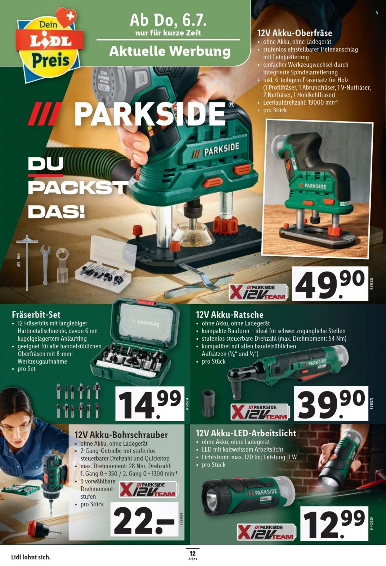 Catalogue Lidl - 6.7.2023 - 12.7.2023. Page 12