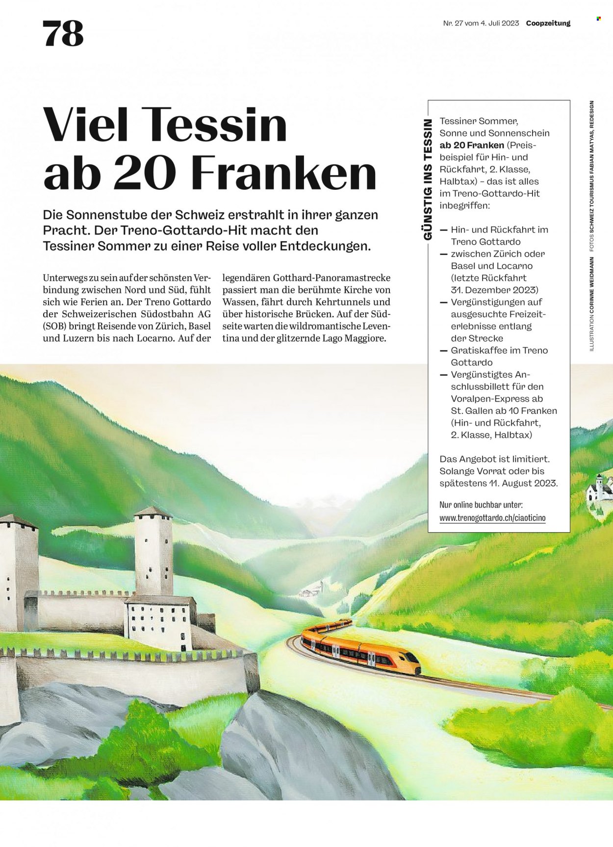 Prospekt Coop - 4.7.2023 - 9.7.2023. Seite 78