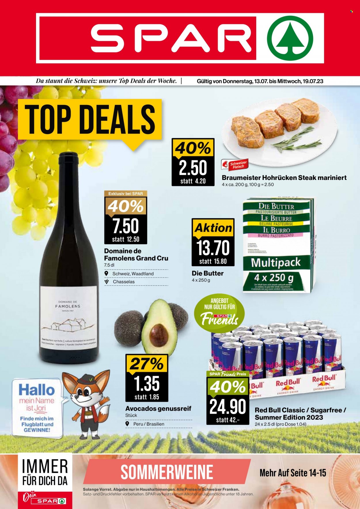 Volantino SPAR - 13.7.2023 - 19.7.2023. Pagina 1