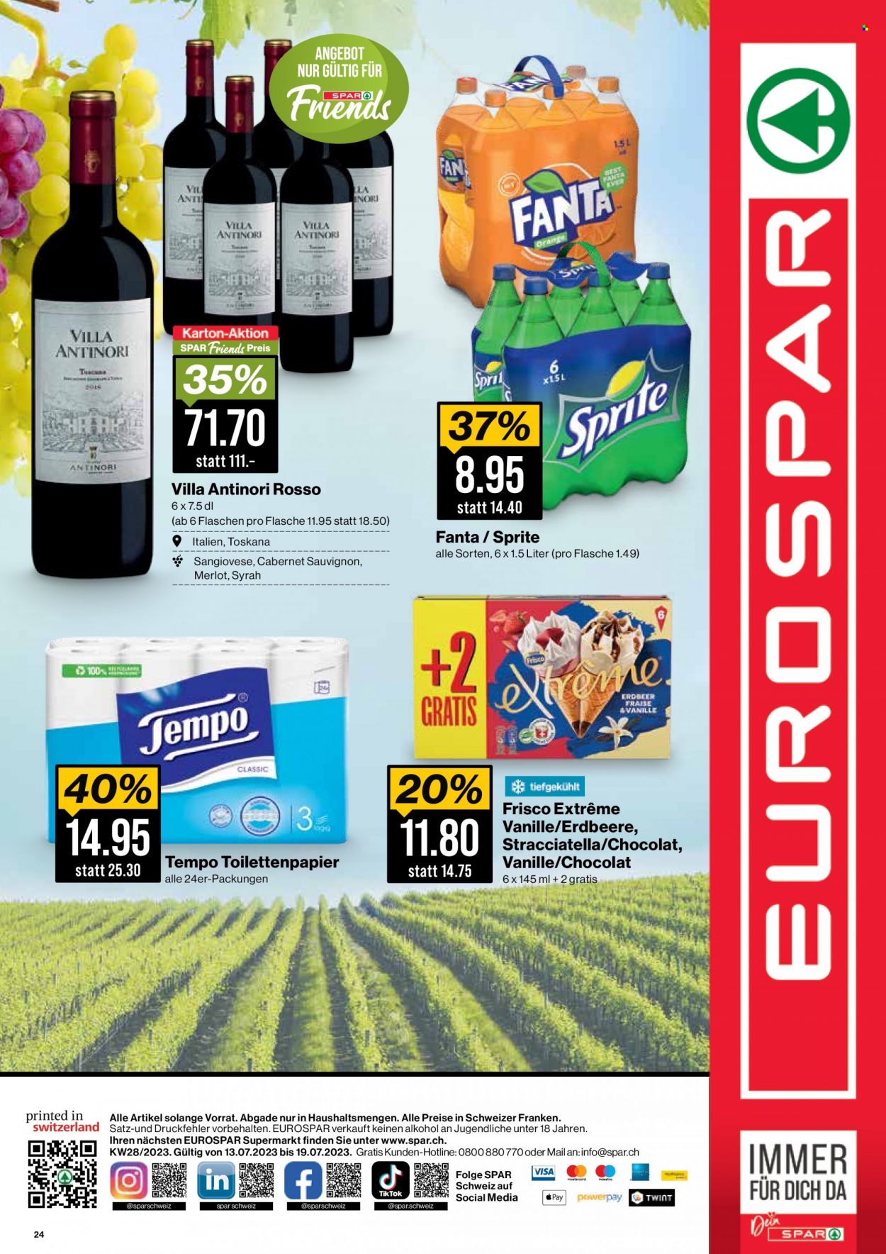 Volantino SPAR - 13.7.2023 - 19.7.2023. Pagina 24
