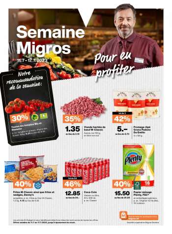 Catalogue Migros - 11.7.2023 - 17.7.2023.