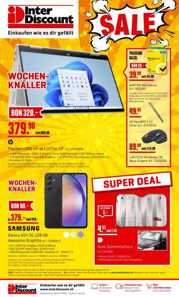 Volantino Interdiscount - 10.7.2023 - 23.7.2023.