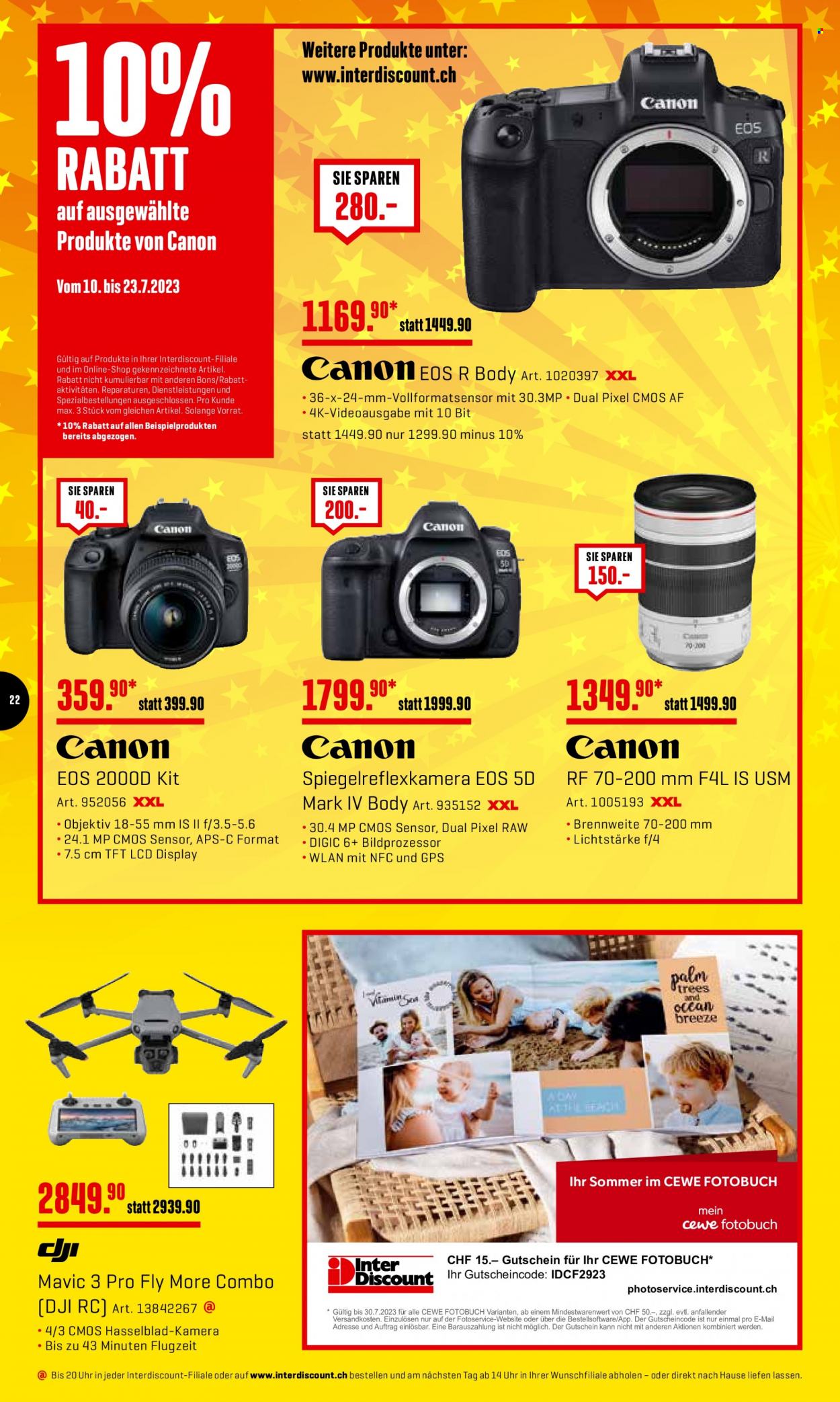 Prospekt Interdiscount - 10.7.2023 - 23.7.2023. Seite 22