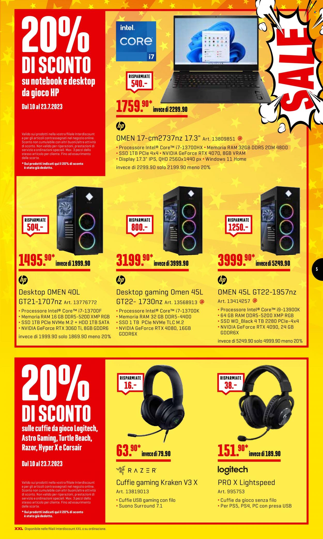 Volantino Interdiscount - 10.7.2023 - 23.7.2023. Pagina 5