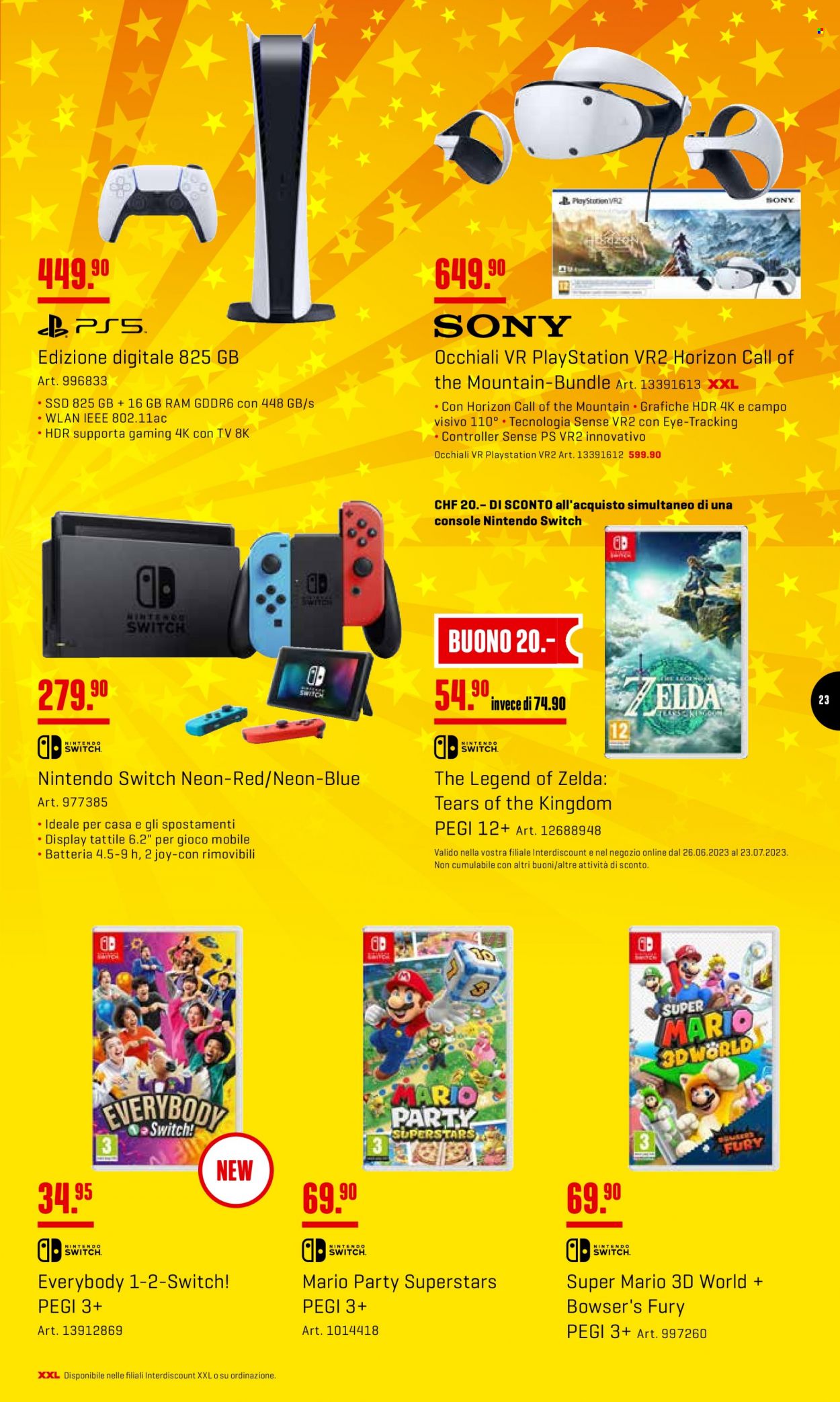 Volantino Interdiscount - 10.7.2023 - 23.7.2023. Pagina 23