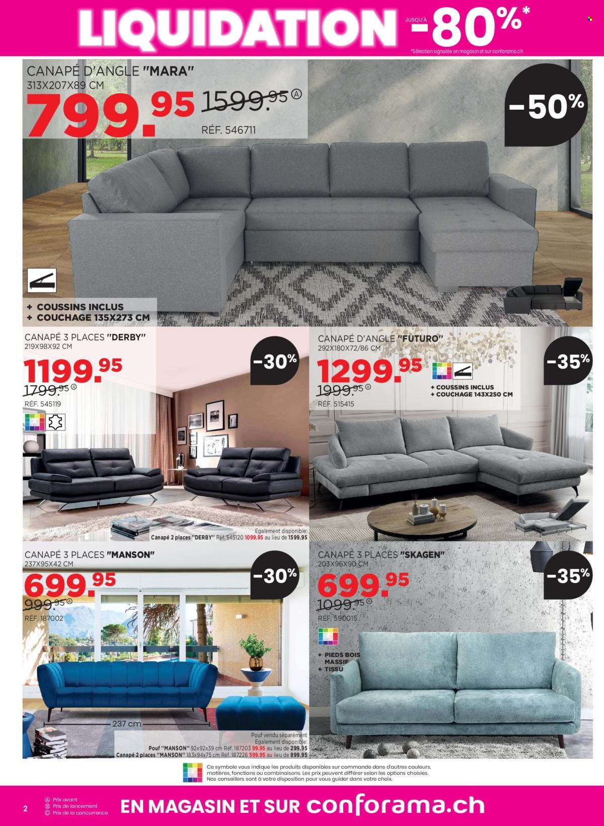 Volantino Conforama - 11.7.2023 - 17.7.2023. Pagina 2