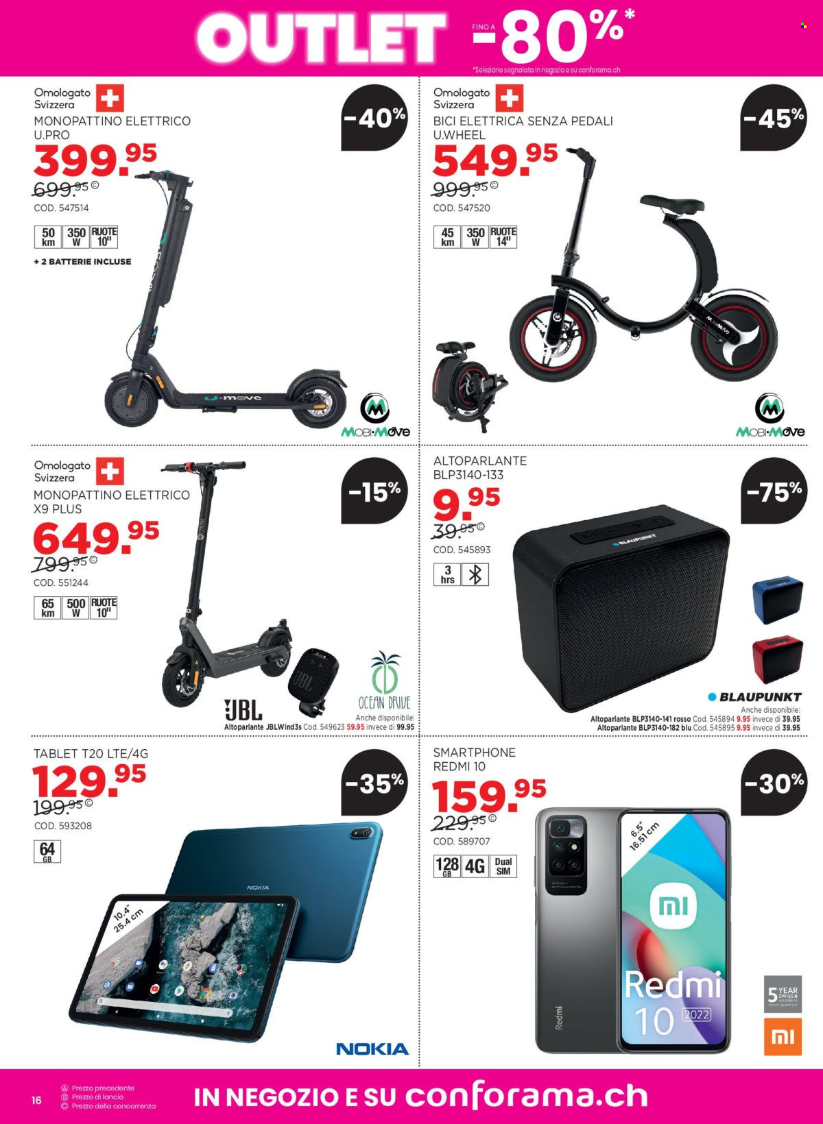 Volantino Conforama - 11.7.2023 - 17.7.2023. Pagina 16