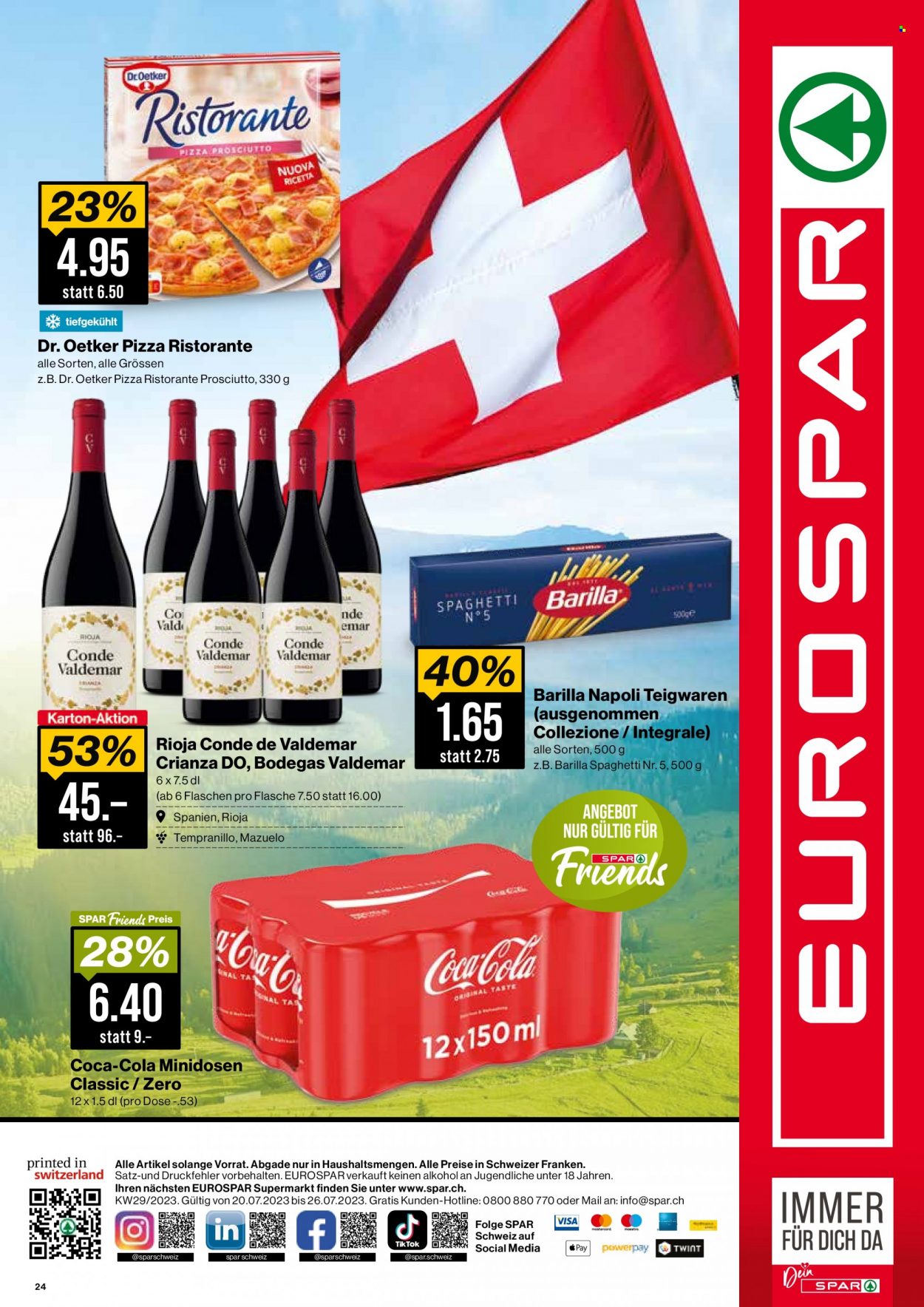 Volantino SPAR - 20.7.2023 - 26.7.2023. Pagina 24