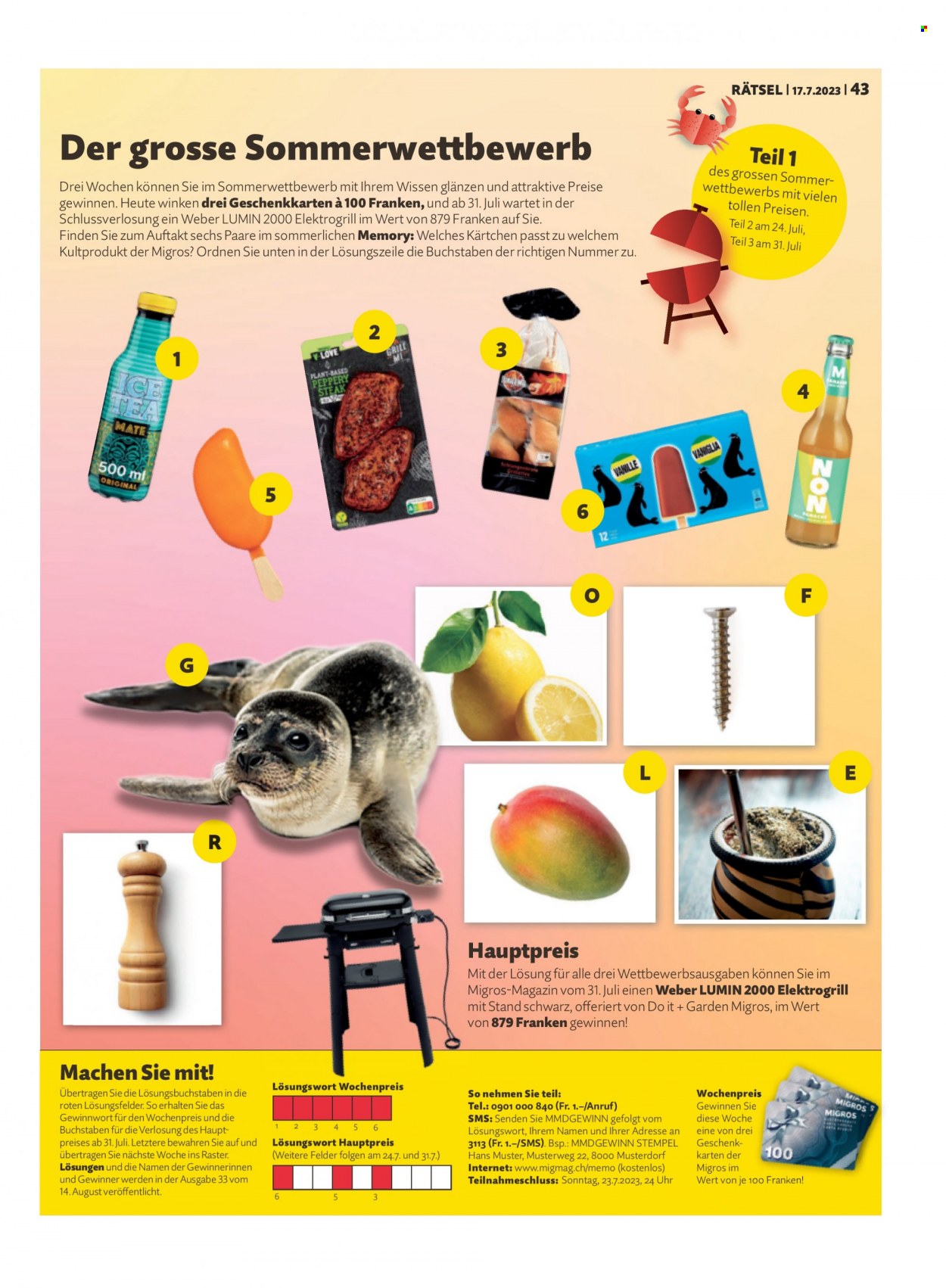 Volantino Migros - 17.7.2023 - 23.7.2023. Pagina 43