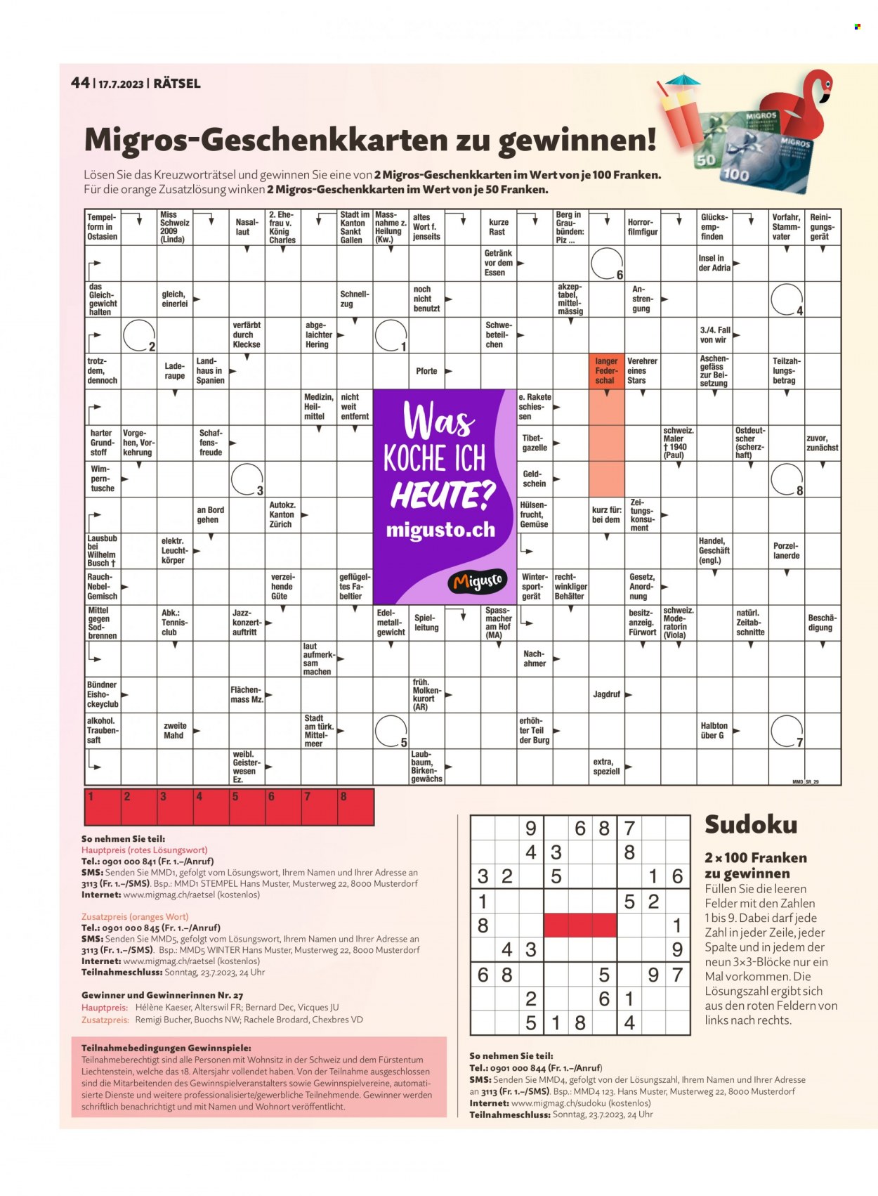 Volantino Migros - 17.7.2023 - 23.7.2023. Pagina 44