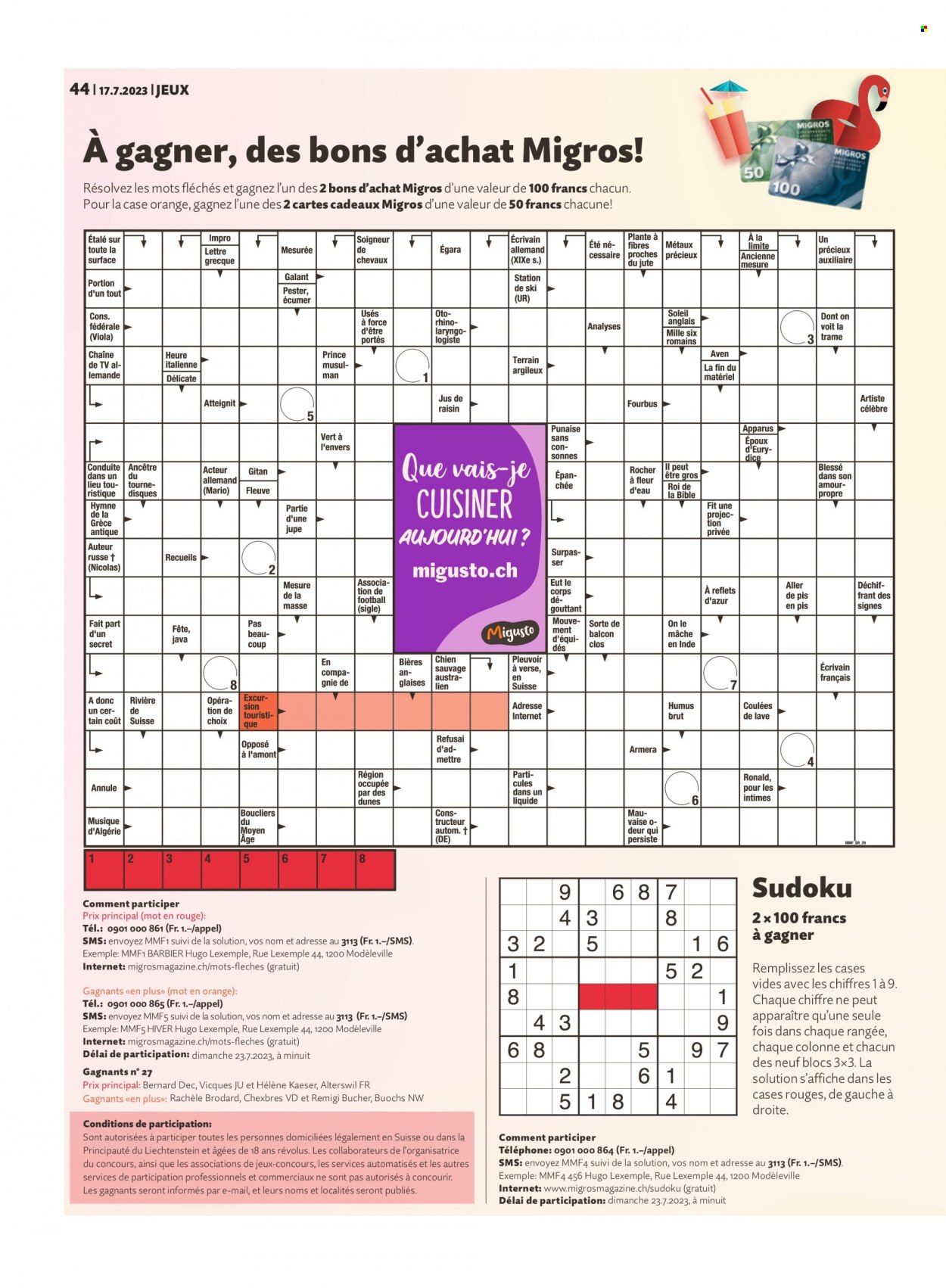 Volantino Migros - 17.7.2023 - 23.7.2023. Pagina 44