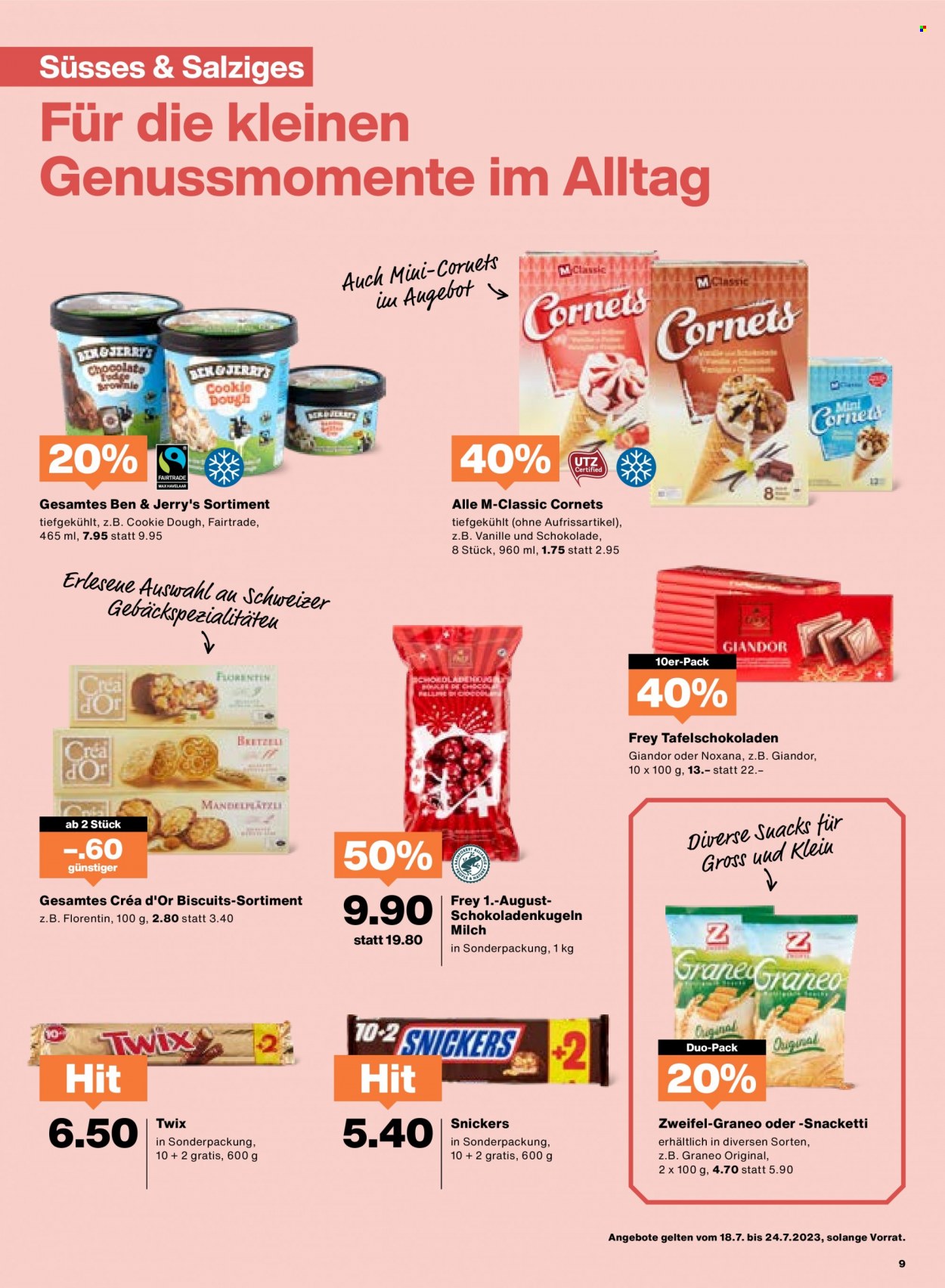 Catalogue Migros - 18.7.2023 - 24.7.2023. Page 9